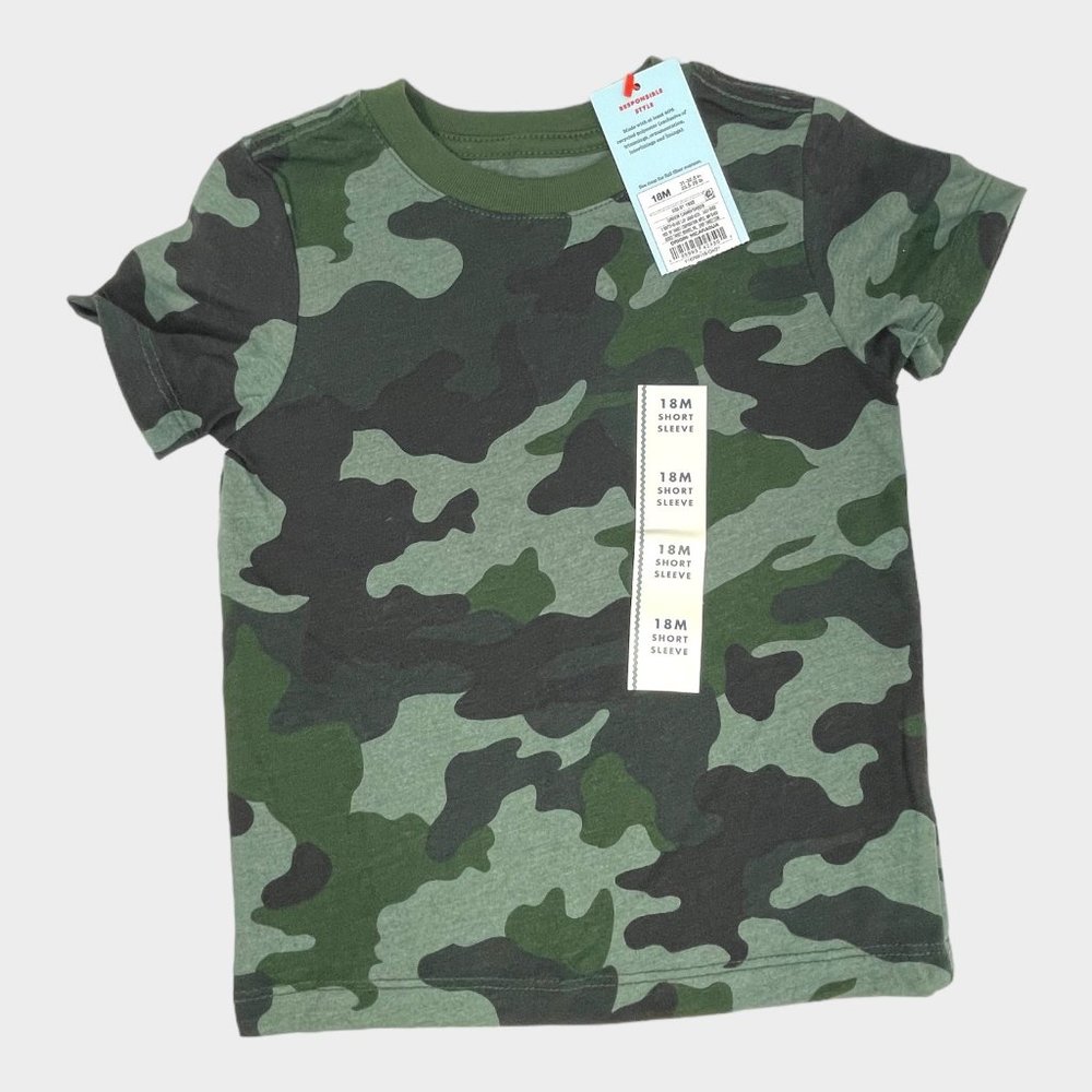 Boys Shirt Short Sleeve Cat & Jack Size 18 Months